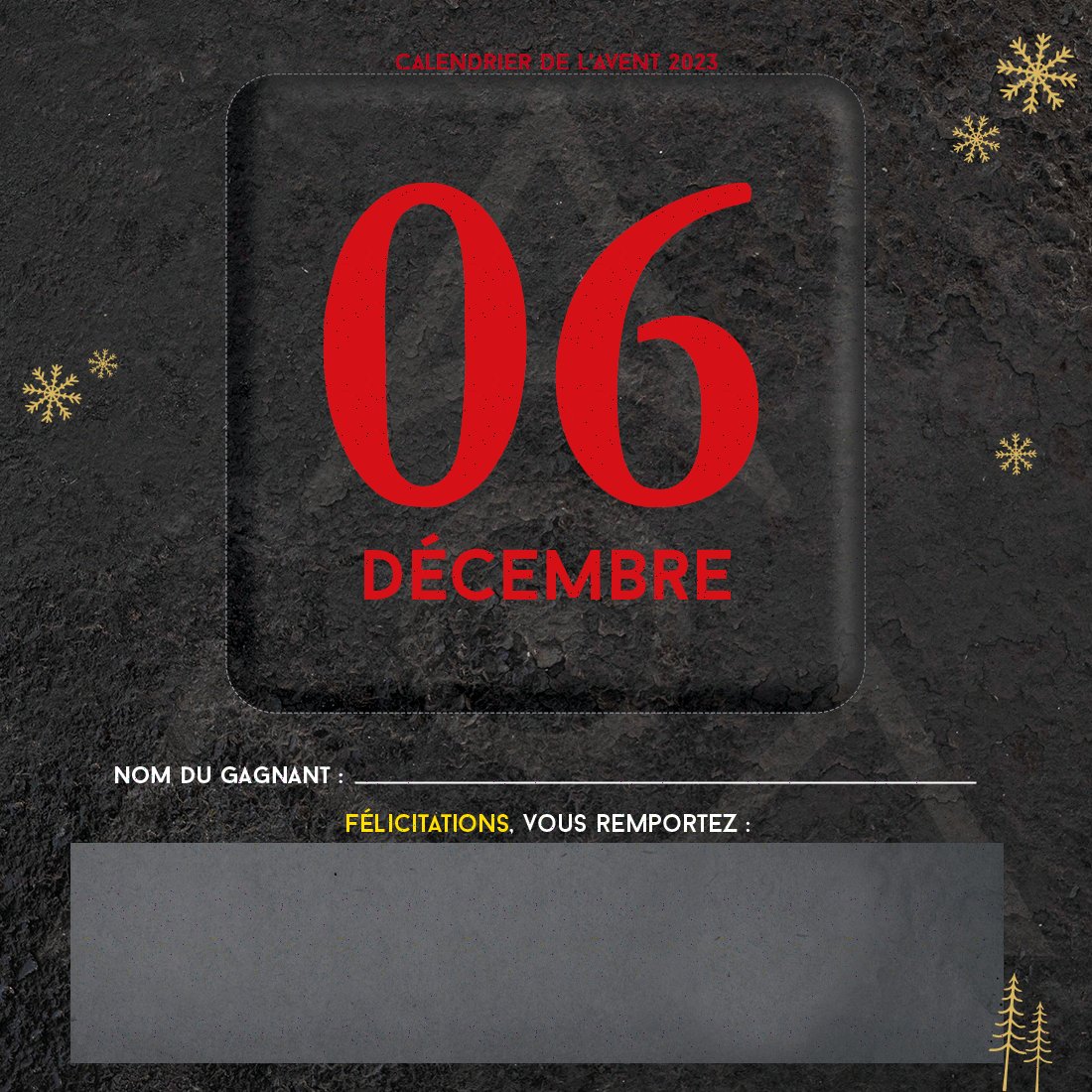 🎄 ♫ Petit MJ d'Noël, quand tu feras jouer alien, avec des PNJ mutilés, n'oublie pas mon lancé de dés ♫

📅Chaque jour, gagnez un lot !
Vous avez jusqu'à 18h pour participer avec :
- Un follow
- Un partage Facebook et/ou Twitter

#Calendrier #Avent #JDR 🎁🎊🎄