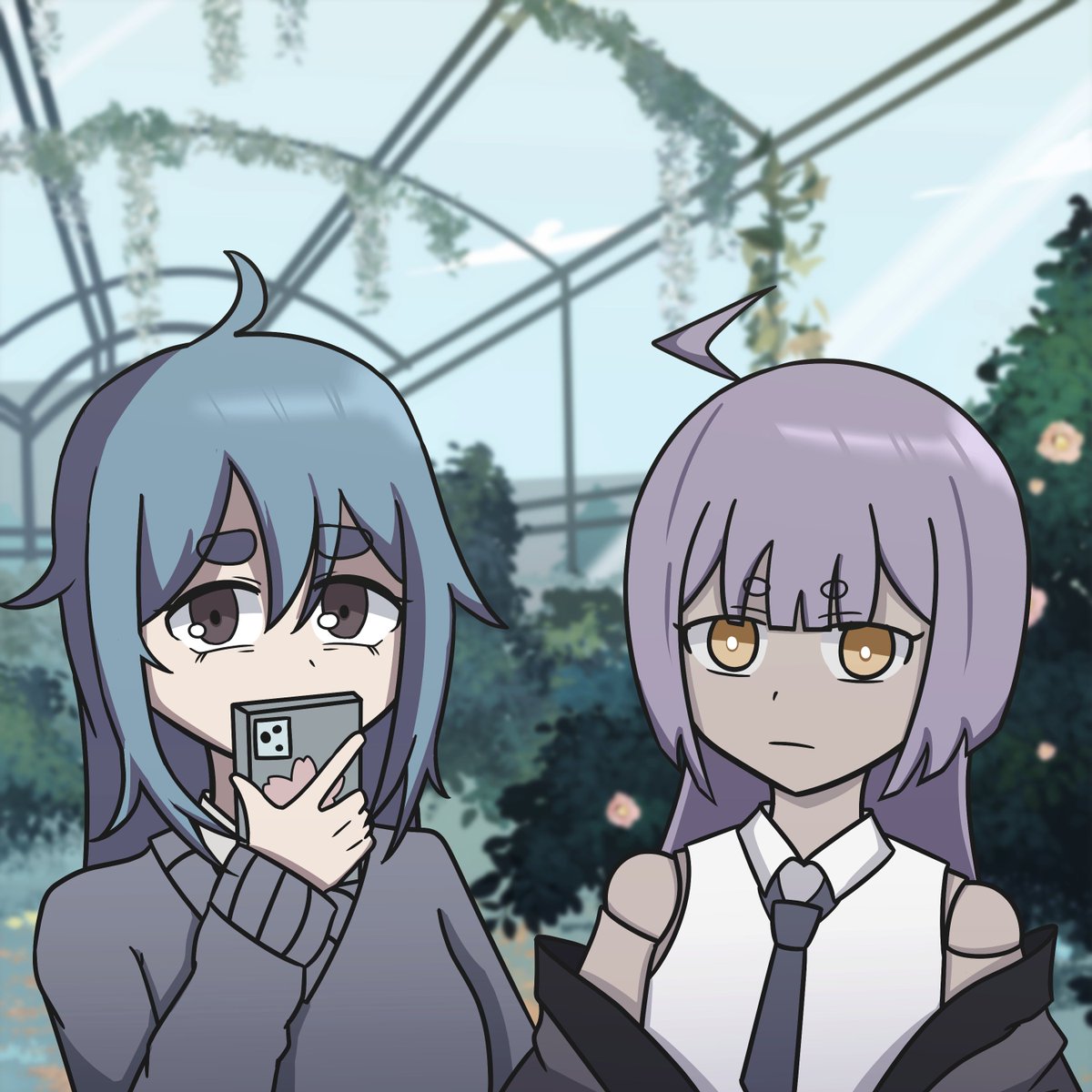 ARS_Evangeline's tweet photo. Statement. Miss Ichika and I visited the garden today.

Commentary. It was a fun, new experience. https://t.co/yIMaHEavtl