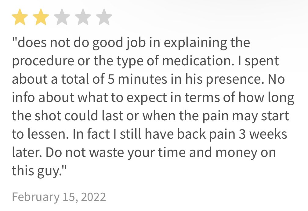 DrSteveBrule18's tweet photo. Wonder what kind of target audience Doc is going for with reviews like this (other people’s words, not mine). https://t.co/I8L1VQEO6j