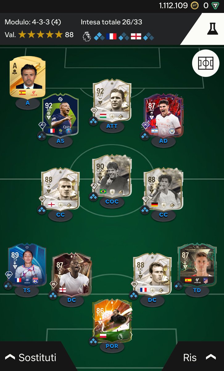 Not a bad start <a href="/EASPORTSFC/">EA SPORTS FC</a> <a href="/FUT_Rory/">FUT Rory</a> (chem is f up on the companion app...)