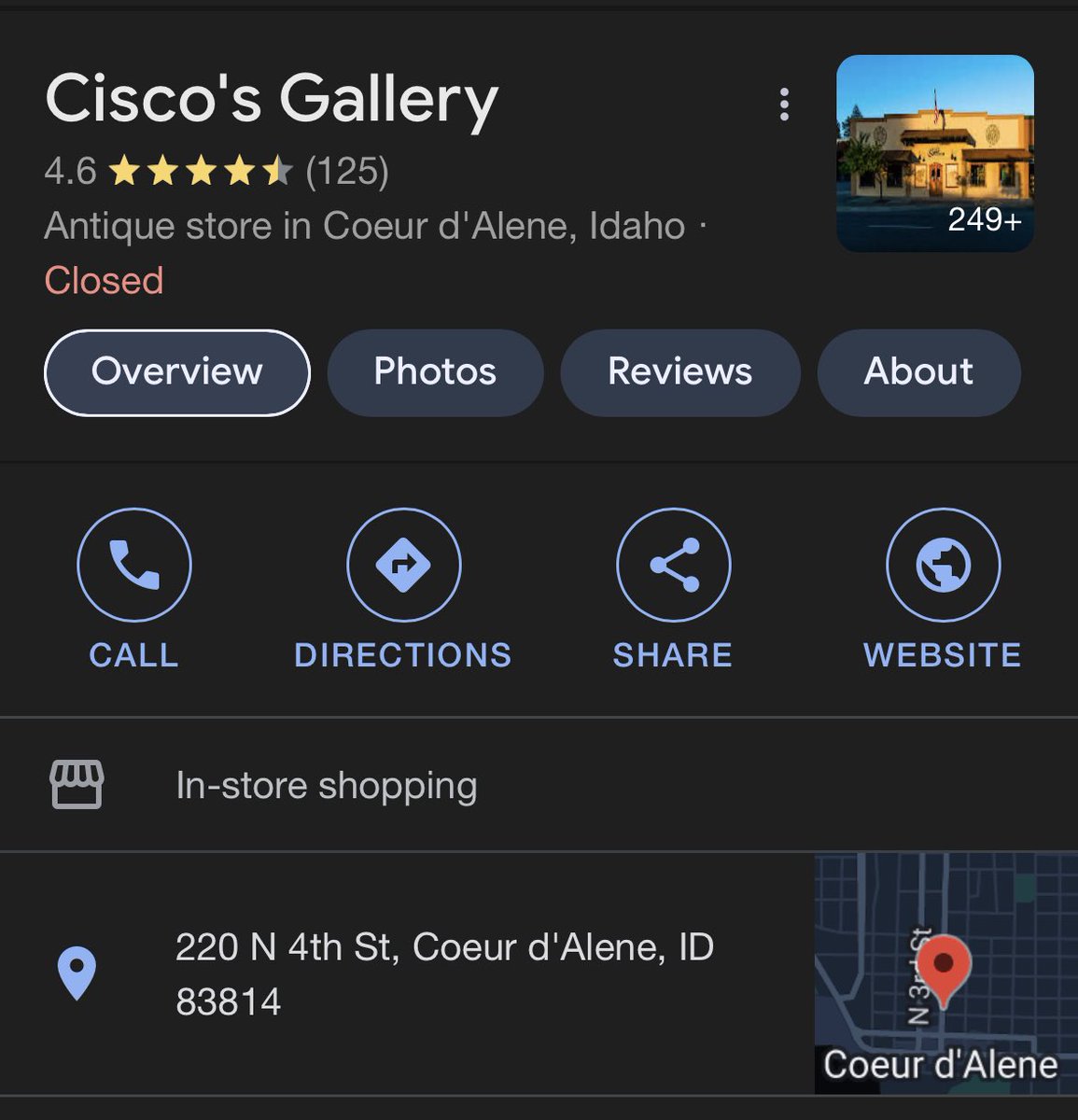 ausp3's tweet photo. You’re telling me an antique store in Idaho bought Splunk??? https://t.co/7l7OfXOiSI