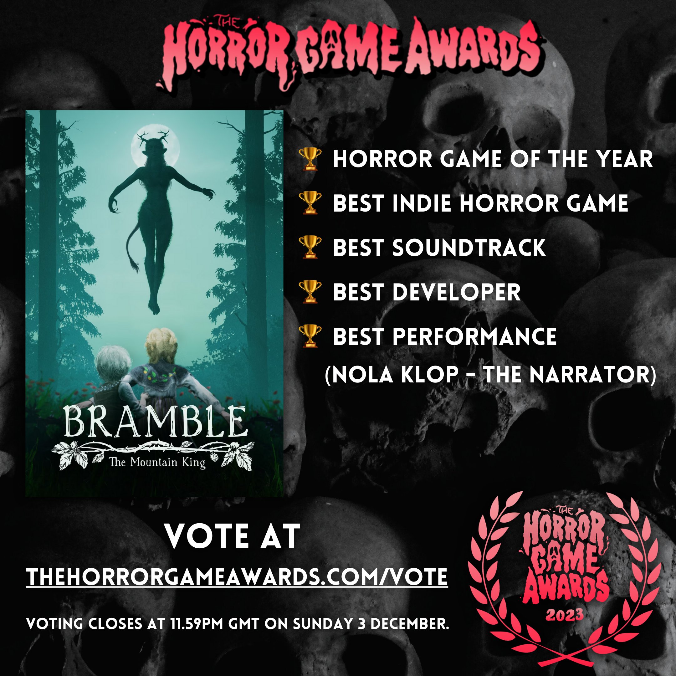 Voting for 2023 Horror Game Awards starts NOW 🏆 — Feardemic