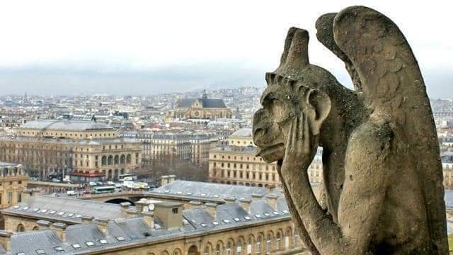 danaan_elena's tweet image. These statues of Ciakahrr creatures and demons on the tops of Notre Dame of Paris and other important  buildings tell you in plain sight who has really been controlling the religious institutions, and much more... :