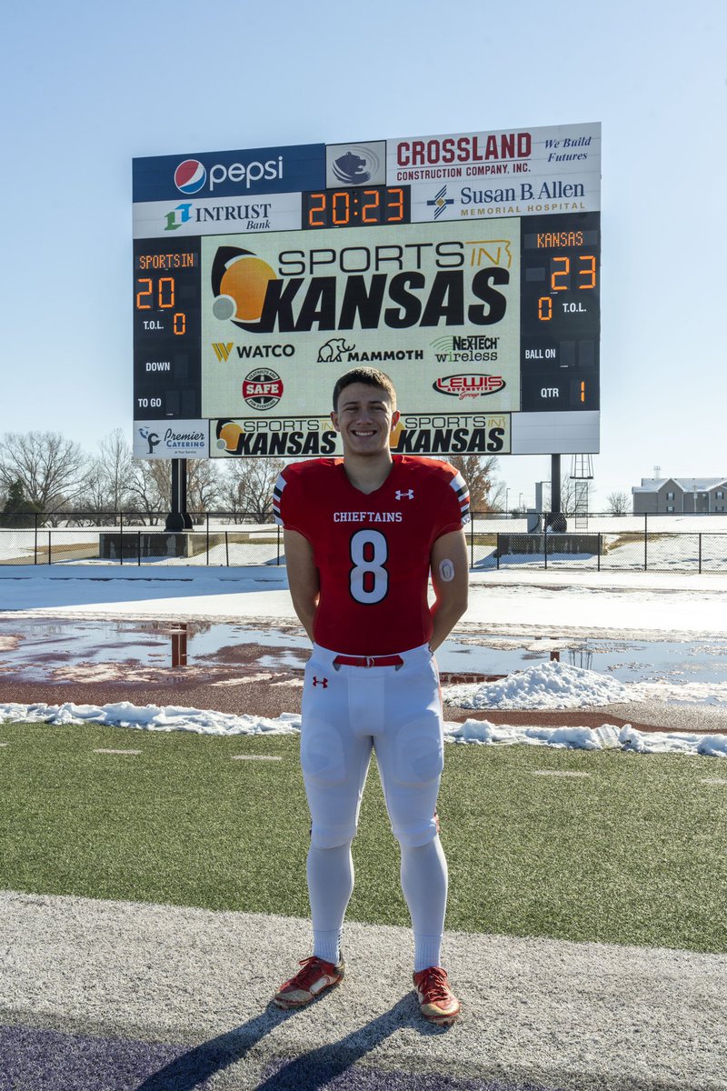 2023 Sports in Kansas Special Teams Player of the Year 🏈

Jackson McWilliams, Tonganoxie, Kicker

McWilliams had an incredible kicking career for Tonganoxie, especially as a senior where he made 10 field goals for the Chieftains in helping them to a state semifinal appearance in
