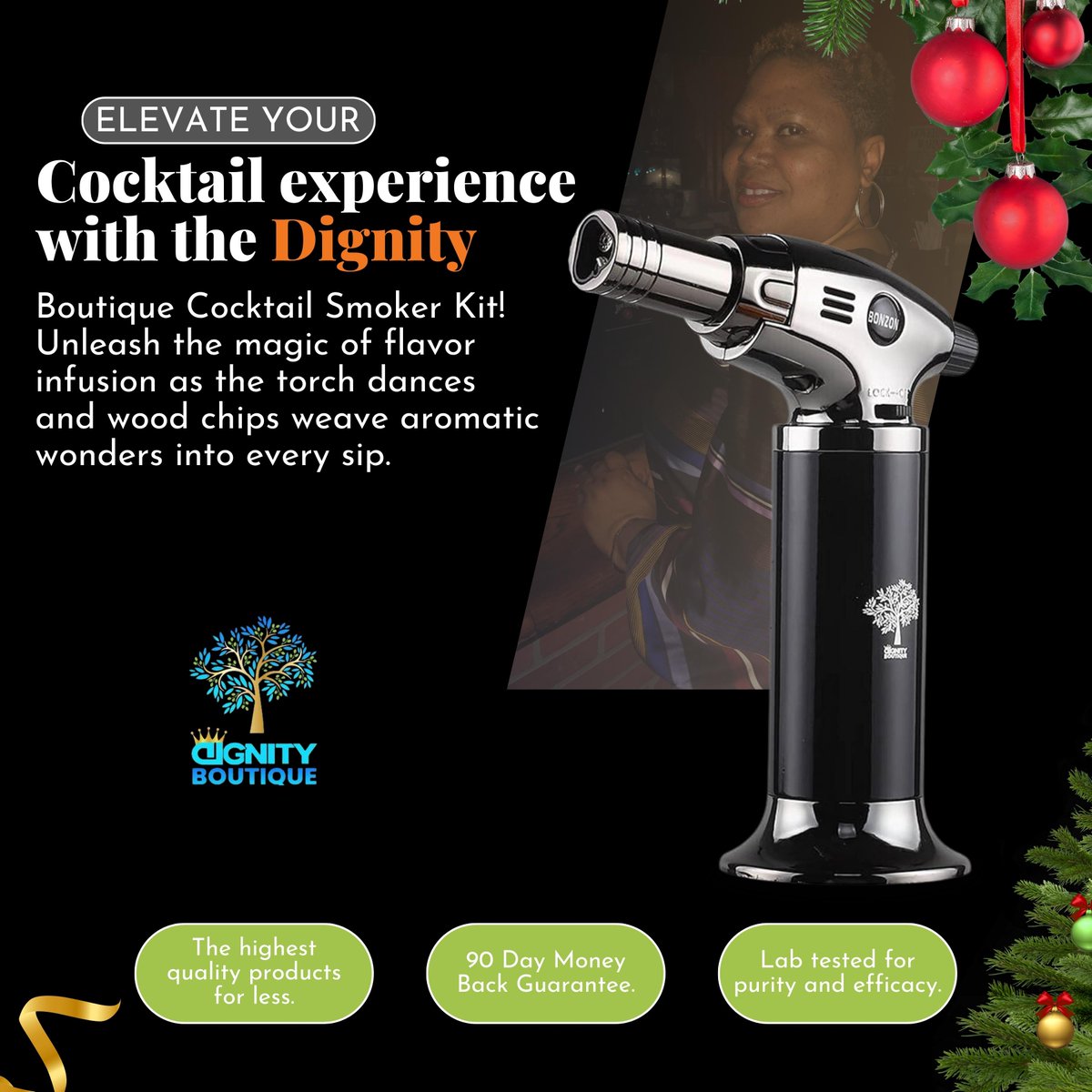 dignityboutique's tweet photo. Unleash the magic of flavor infusion as the torch dances and wood chips weave aromatic wonders into every sip. 
Crafted for those who appreciate sophistication in every pour, this kit turns ordinary moments into extraordinary celebrations.
.
#elevateyoursips #cocktailartistry https://t.co/1H67M1wfKr