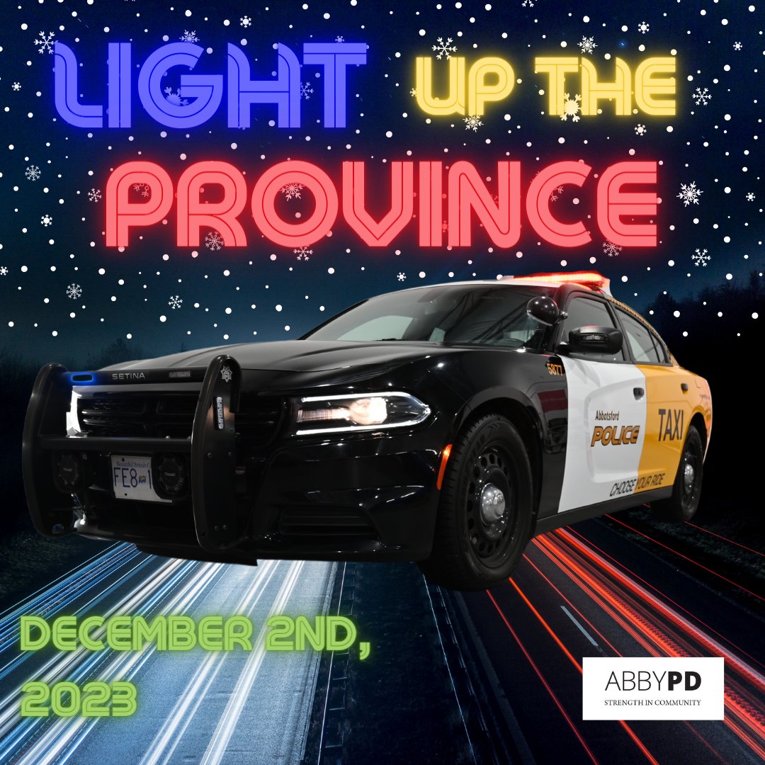 AbbyPoliceDept's tweet image. Tonight, starting at 7:00 PM, 240 officers stationed along all Highway 1 exits from Hope to West Vancouver will conduct coordinated road checks to fight impaired driving in our province. 

#LightUpTheProvince #GetHomeSafeBC #DriveSafeBC #ImpairedDrivingMonth #Call911