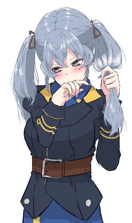 ゴトランド(艦これ) 「ツインテゴトランドですちょっとテイスト変えてますが可愛い!!って由良さんも言って」|ベルクート@艦これ絵描きのイラスト