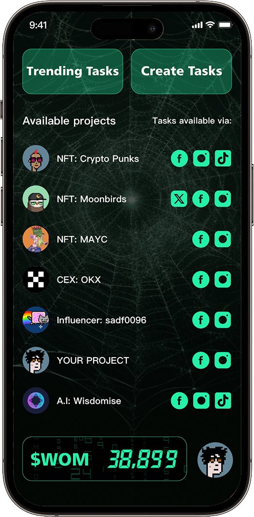wom_eth's tweet photo. 💚Quick update:
1. $Wom protocol website update is almost complete. Check there for more details.
2. Roadmap release coming soon.
3. CEX integration is going smoothly.
4. Official marketing starts about a week before the coin launch. It's early now; expect increased competition later on.