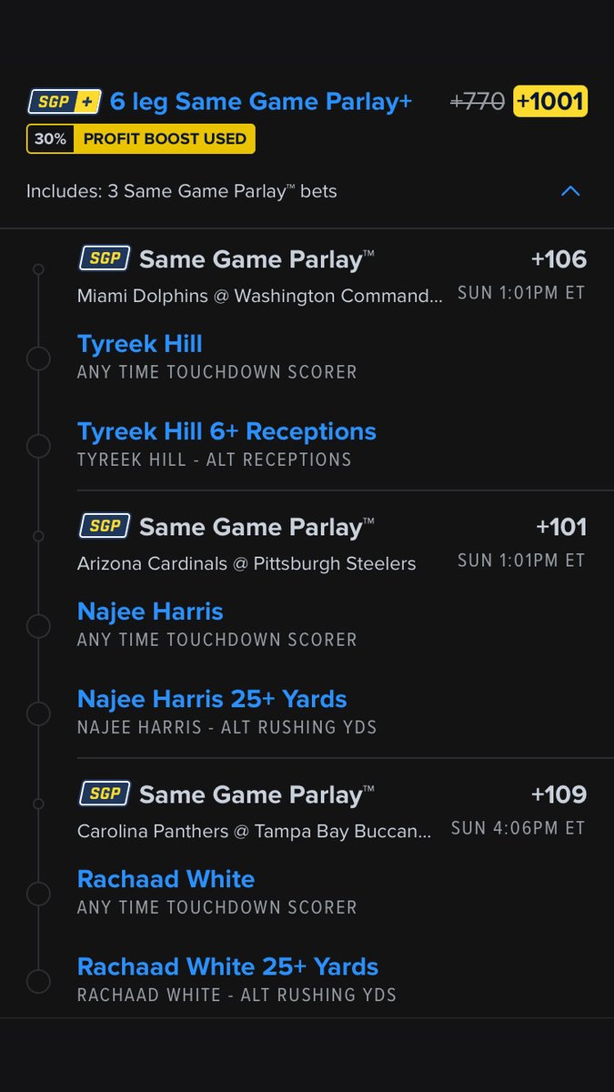 HOFApp's tweet image. Using our app, we hit our +1000 parlay on Thursday!

We just found another +1000 NFL parlay that's hit in 100% of games against below average passing/rushing defenses...

If this play hits, we'll give away $100 to a follower who likes &amp;amp; RTs!