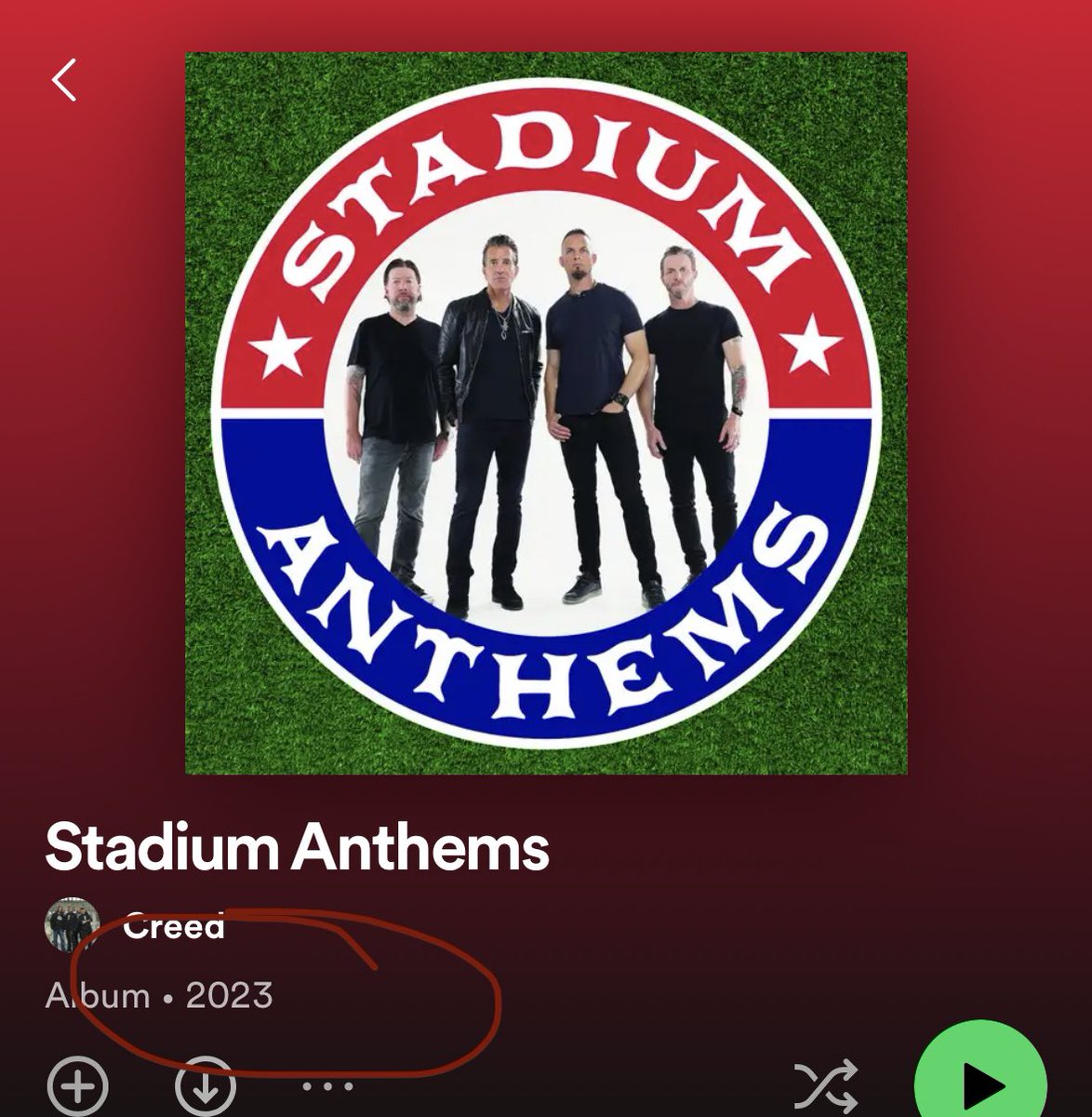 After 20 years of subsisting on sporting events and irony, Creed has finally respawned in our year of the lord 2023.