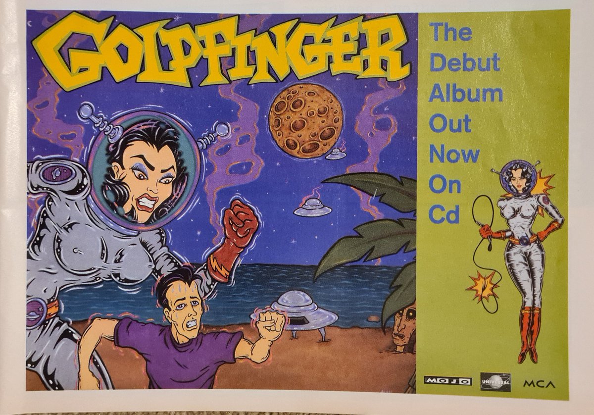 Kerrangpod's tweet photo. "I met her Sunday, that was yesterday
The girl I knew from 1990
Her eyes are hazel, her name is Mable
I kissed her once and now I'm able to..."

Absolutely classic album from Goldfinger.

#goldfinger https://t.co/5JZ8tJIYnN