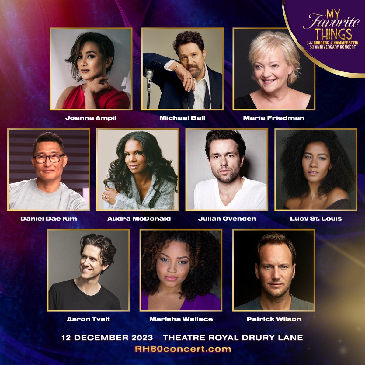 RnH_Legacy's tweet photo. Only 10 more days until we celebrate 80 YEARS of Rodgers &amp; Hammerstein! ✨

Final tickets were just released for "My Favorite Things: The Rodgers &amp; Hammerstein 80th Anniversary Concert" on December 12 in London at @TheatreRoyalDL. 👉 Buy tickets: https://t.co/YkurSz6quh #RH80 https://t.co/nrgNA0zgy0