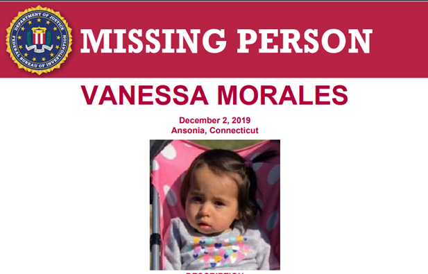 The #FBI is searching for Vanessa Morales from Ansonia, CT, after her mother was found deceased in their home on Dec 2, 2019. Vanessa was last seen by family members on Nov 29, 2019. Help locate her: fbi.gov/wanted/kidnap/…