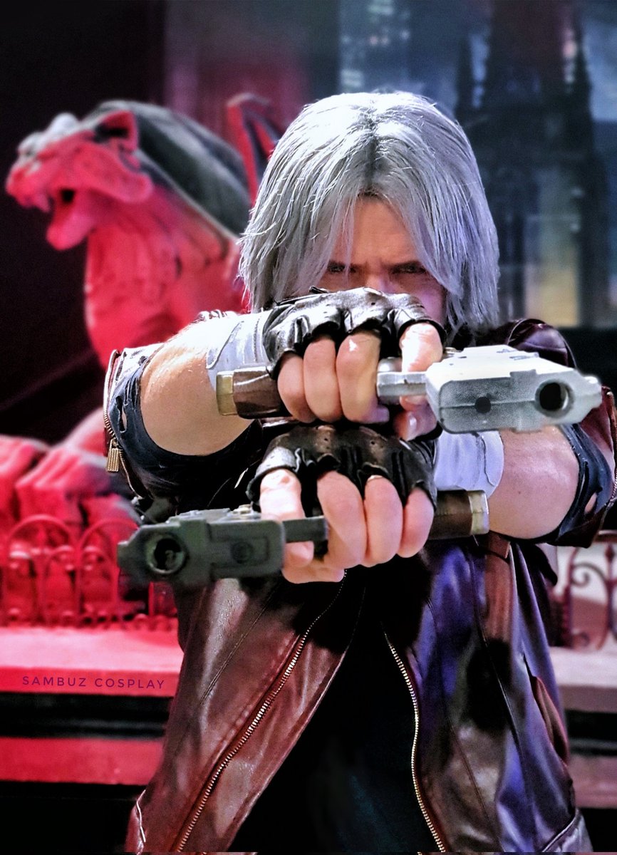 Dante cosplay credit: twitter.com/SambuzCosplay #game #mevilmaycry #dmc  #devilmaycry5 #dante #dantecosplay #cosplay