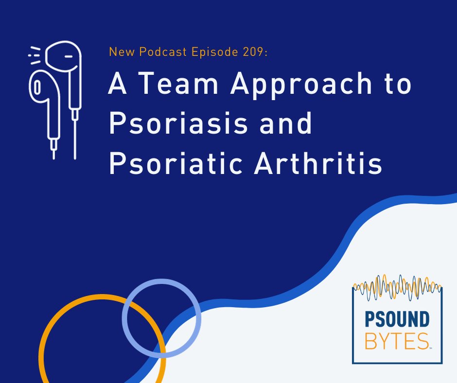 In this episode of #PsoundBytes dermatologist Dr. Ahmad Shatil Amin, and rheumatologist Dr. Eric Ruderman discuss how they use the ultimate team approach to manage triggers and flares of psoriatic disease. Hear the full epsiode 👇 ow.ly/MgKC50Q83SQ