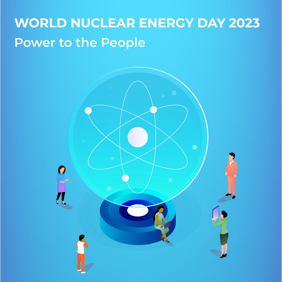 NuclearStudies's tweet photo. Today we are celebrating 2023 World Nuclear Energy Day: Power to the People!  #worldnuclearenergyday https://t.co/edS5bMH3ca https://t.co/jtHQc6cKEm