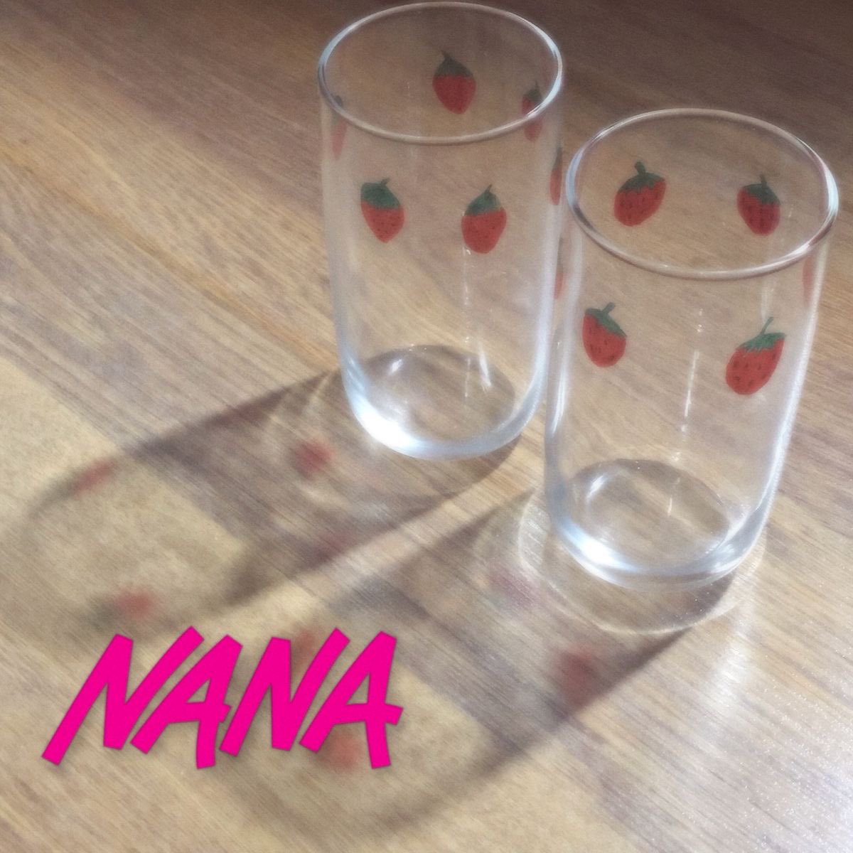 Nana's Strawberry Glass Cup