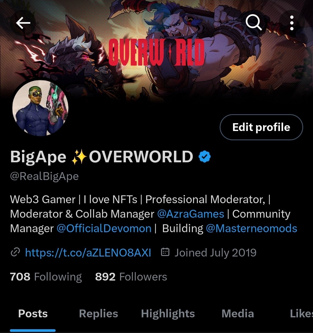 RealBigApe's tweet photo. Gm From @OverworldPlay
#Dec15th https://t.co/4WSE0xnfWh