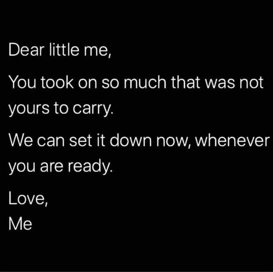 NoAttachment's tweet image. Dear little me: