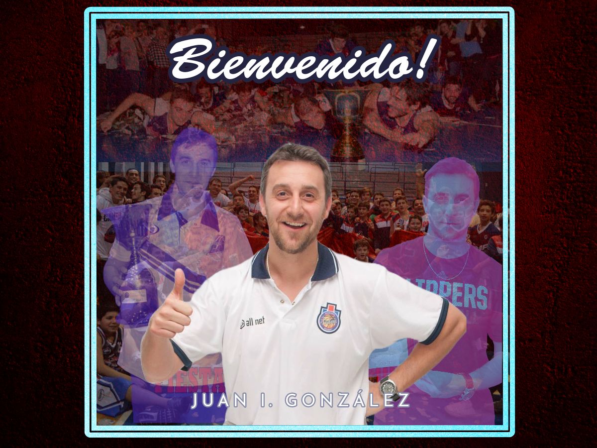 CAEPbasquet's tweet photo. Un campeón vuelve a casa💙❤️
Con mucha alegría anunciamos la incorporación de @juanigonzalezdt como head coach de nuestra institución.
#ElOrgulloDeSerParte https://t.co/gDwXK5bJcT