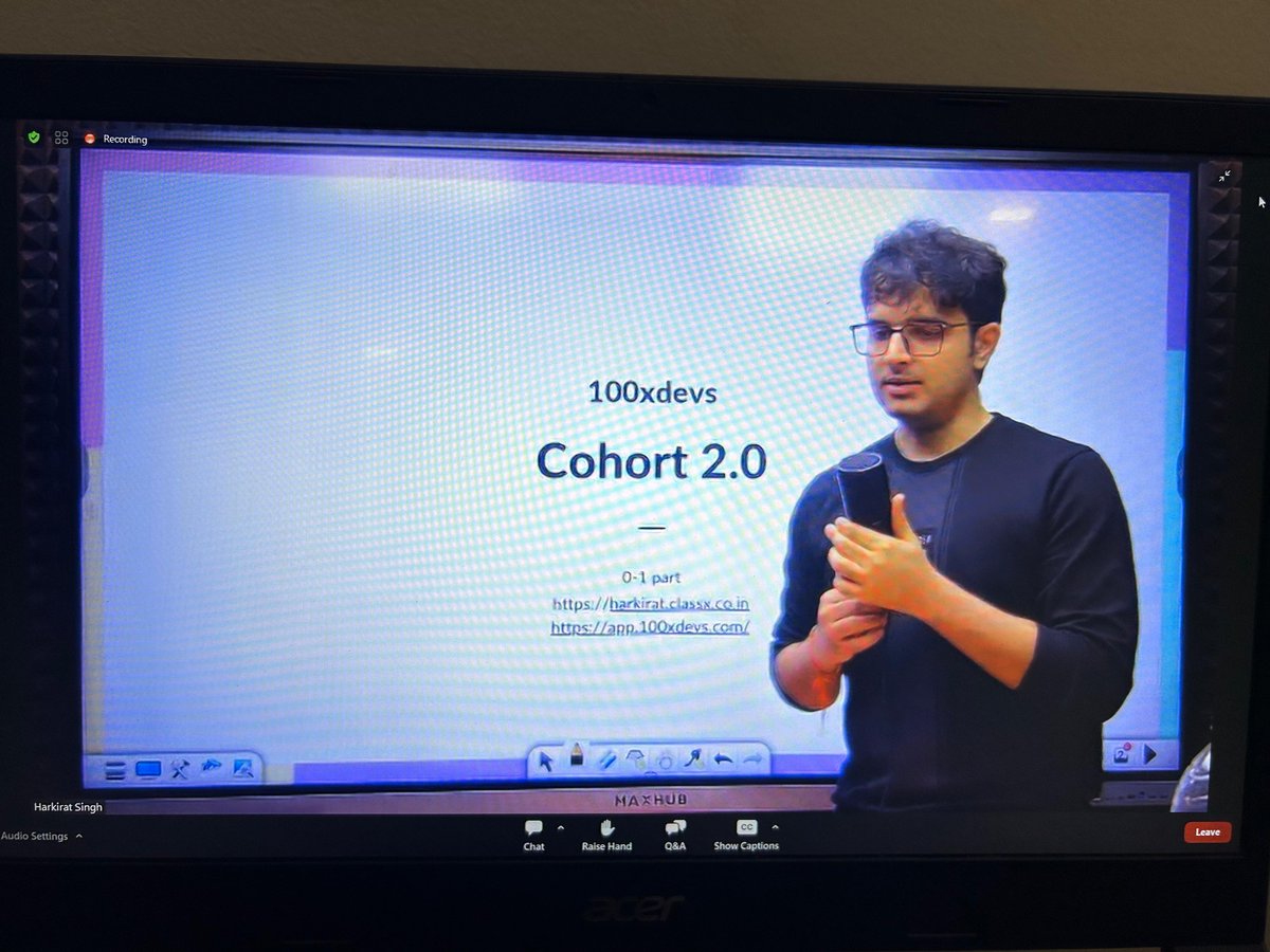 Suryansh777777's tweet photo. I am so excited to start the cohort with a high-energy burst! πβ¨ Anticipating where this journey will lead us, and eager for the first session. π‘π±
Let the learning and growth begin!
#Cohort2 #ExcitedForLearning @kirat_tw https://t.co/Yr0kDntXm2