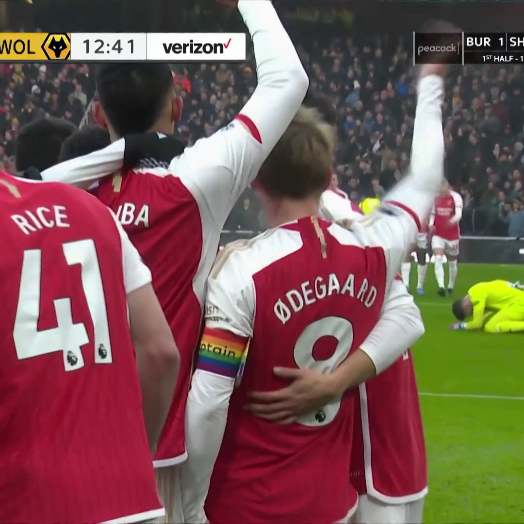 Arsenal are feeling it in the first half! Odegaard caps off a beautiful move to make it 2-0! 📺 @USANetwork