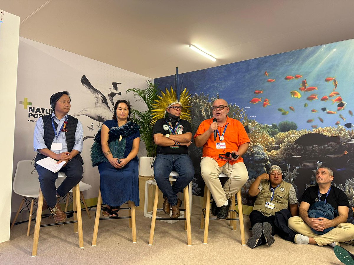 ConservationOrg's tweet photo. Today at #COP28, “Partnerships for Direct Access Finance for Indigenous Peoples &amp; Local Communities,” a @ConservationOrg event showcasing the achievements &amp; valuable lessons from initiatives led by Indigenous peoples &amp; local communities in climate &amp; biodiversity finance. https://t.co/IR1voQhjz1