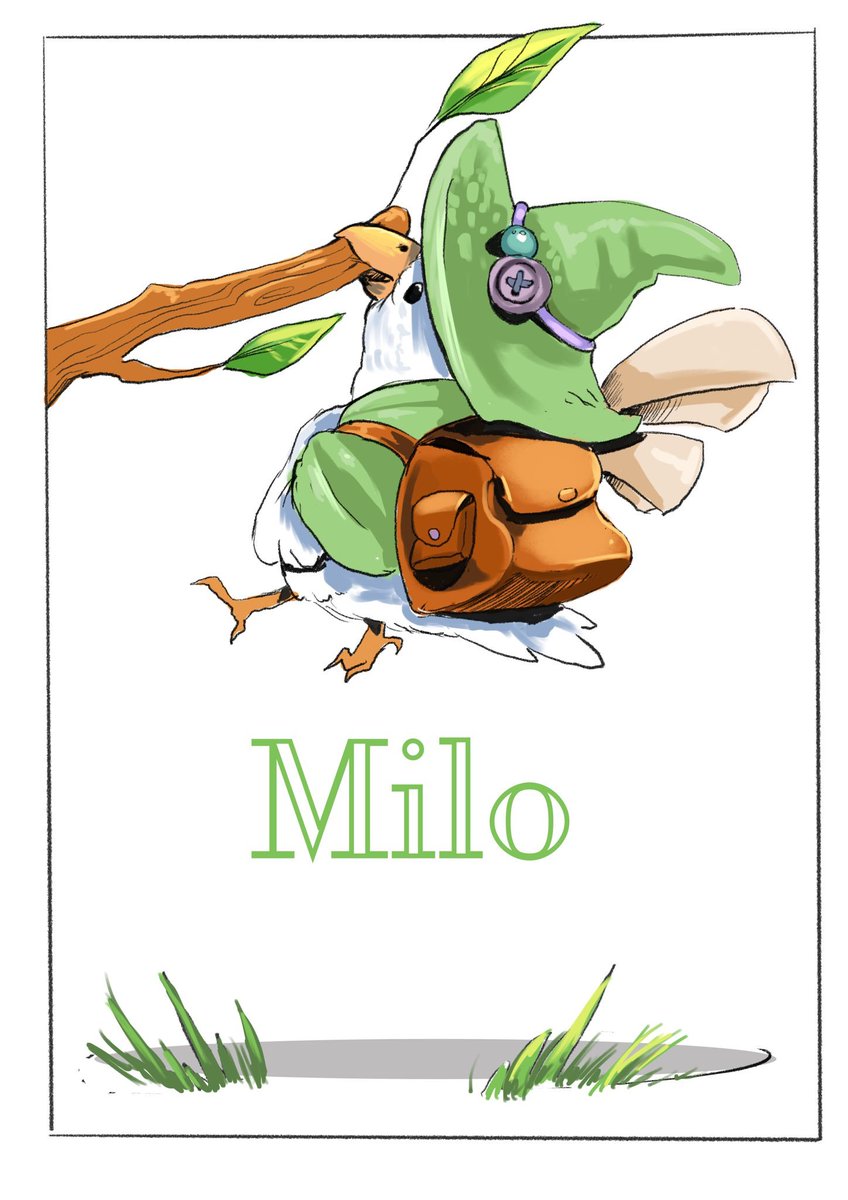 If I get 50k by the end of the year I'll draw more wholesome art of Milo and friends adventuring  together