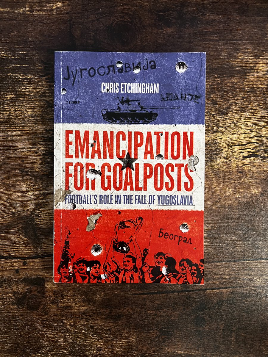 📕 Just Finished 

‘Emancipation for Goalposts: Football’s Role in the Fall of Yugoslavia’ by Chris Etchingham. 

⭐️⭐️⭐️⭐️⭐️

Incredibly informative, well-researched and emotional read about football in Yugoslavia and what the future holds for its former member states.
