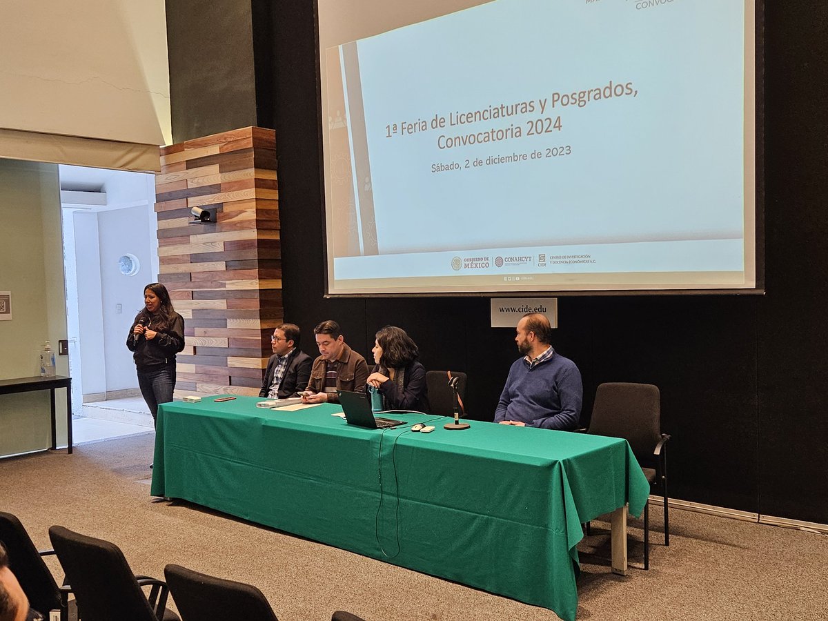 DPP_CIDE's tweet photo. #AdmisionesDPP2024 | Feria de Posgrados

Inicia la presentación de Maestrías y Doctorado de la @CIDE_DAP, @CIDEMAPP, @DPP_CIDE, @CIDE_MGP, con la ponencia de la Dra. Samantha Ortiz (@ortizcsam).

¡Bienvenidas, bienvenidos! https://t.co/5EXpMnxyHS
