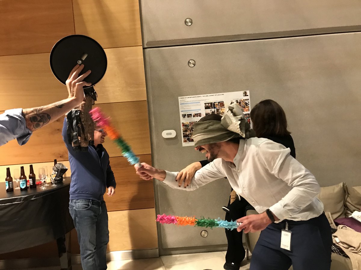 BonfantiLab's tweet photo. 🍾Great celebration last night @TheCrick  for #LucaZanieri passing succesfully his viva! A huge thanks to examiners @lettipitko @rezamotallebov the thesis committee members @ReiseSousaLab #BonnetLab and all friends, colleagues and previous lab members joining the party! https://t.co/tgjwhl4uY3