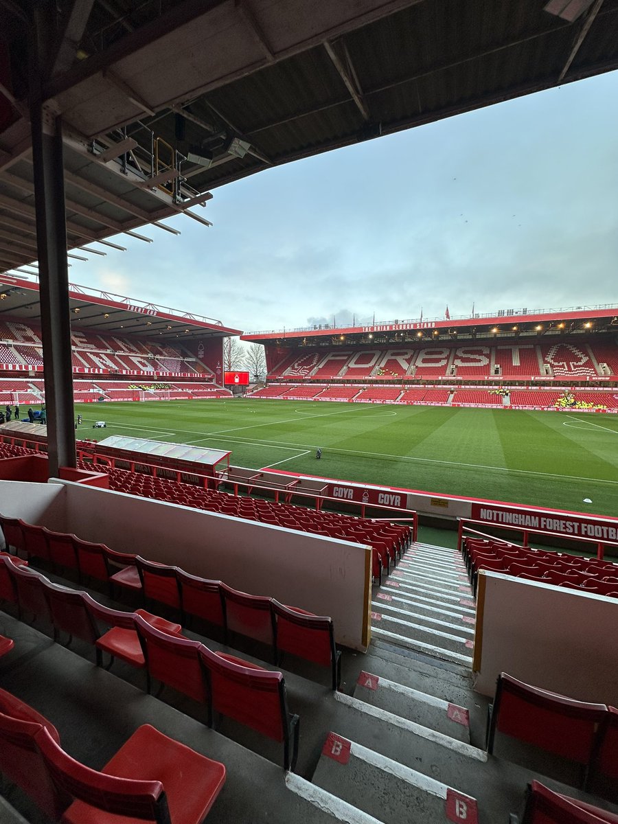ImJamieMartin's tweet photo. An extremely cold City Ground this afternoon 🥶🔴

Wrap up warm!

#NFFC https://t.co/DiZZQGpCYL