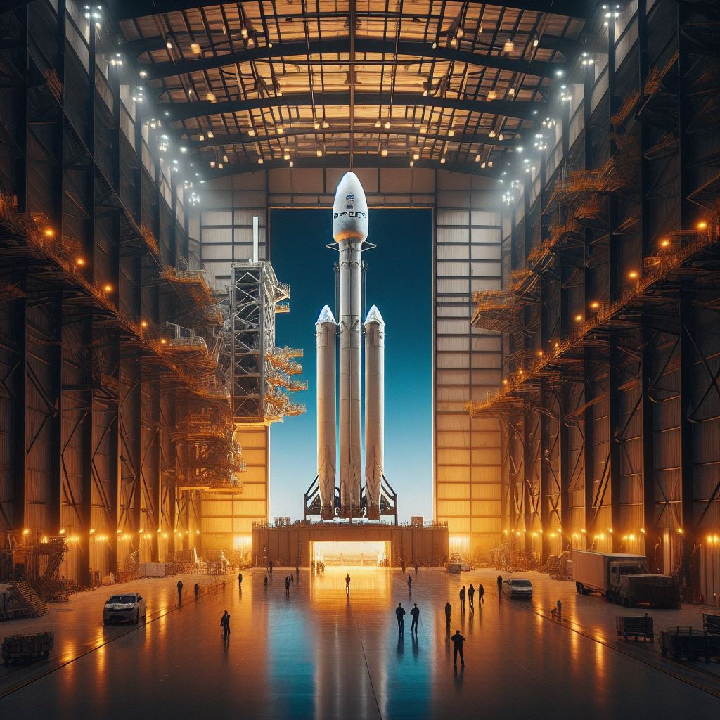 fikunademii's tweet image. Artistic impression of the Falcon Heavy in the hangar at Launch Complex 39A in Florida

#FalconHeavyLaunch #SpaceXHistory #FalconHeavyHangar #SpaceXFlorida #LaunchComplex39A #SpaceXFans #FalconHeavyCountdown #SpaceXFuture #FalconHeavyPower #SpaceXMission #FalconHeavyReady #SpaceX