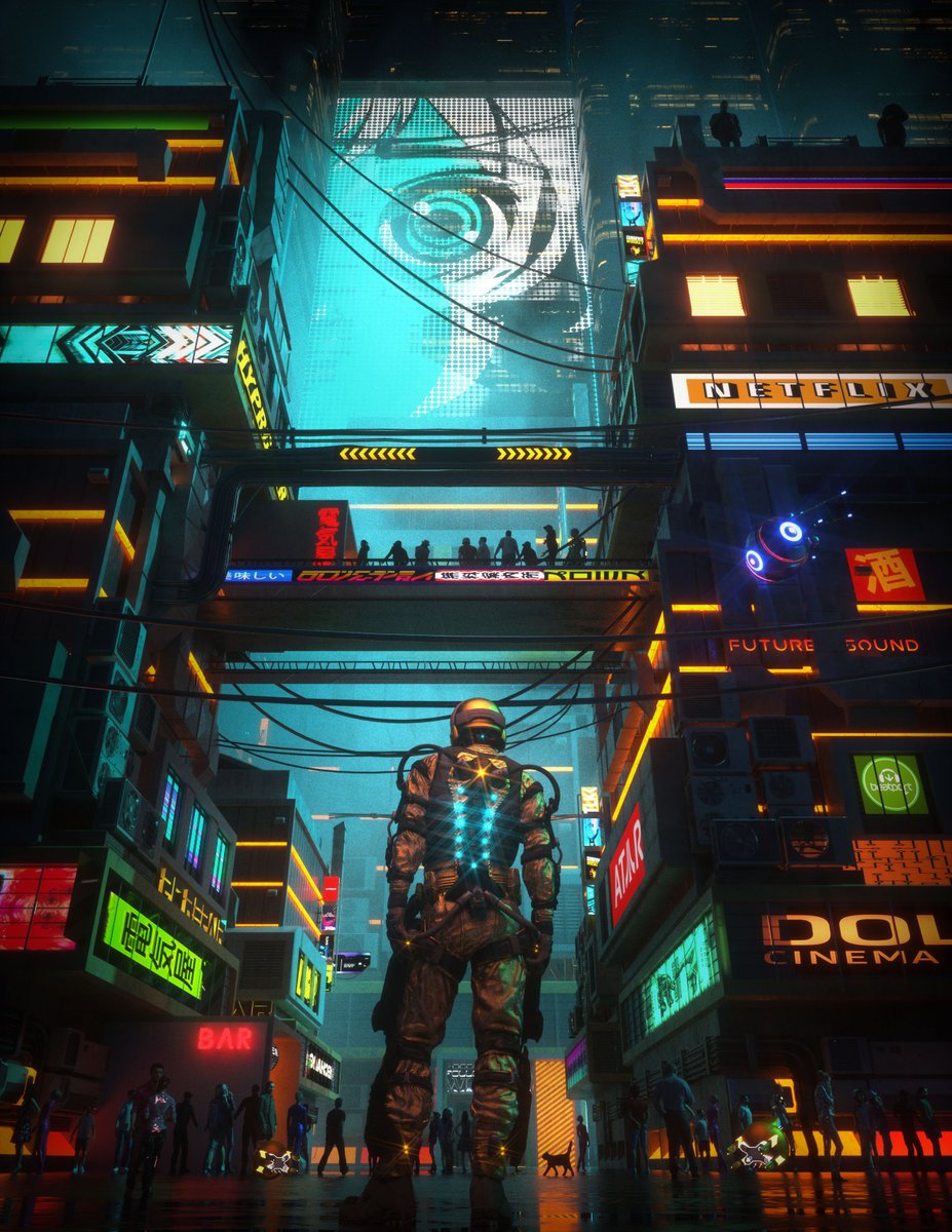 District 347 - Evan Rhodes #dailyrender #scifiart #scifi #sciencefiction #aftereffects #cyberpunk #cgsociety #synthwave #retrowave #artstation #cinema4d #c4d #c4dart #maxon #maxon3d #nftart #octanerender #otoy #EDMMUSIC #albumart #3Drender #nft #cgi #3dart #Metaverse #cryptoart