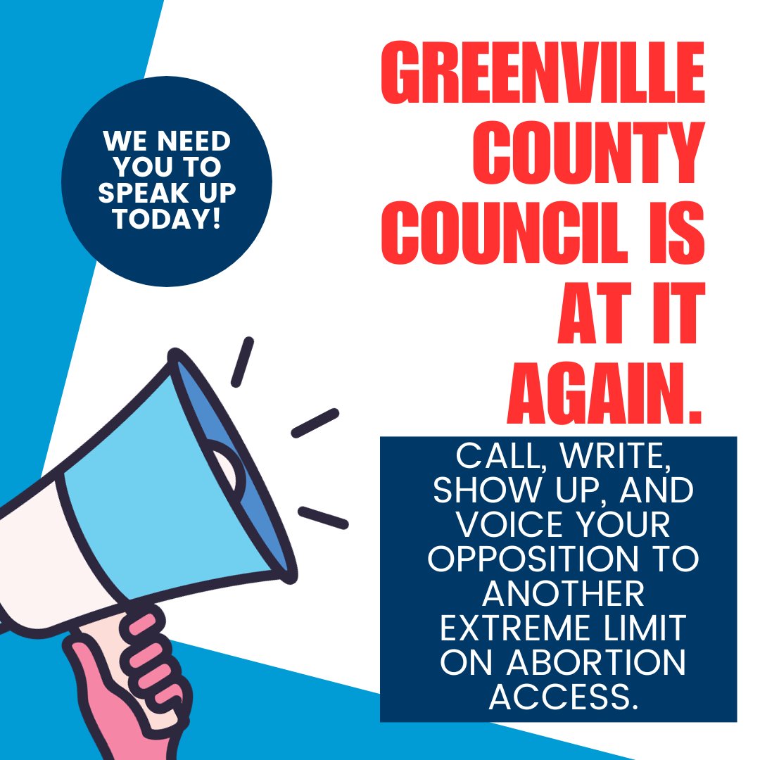 GVLDem's tweet photo. GVLCo Councilman Tzouvelekas is up to his extreme antics again: he wants to revoke the business license from the Grenville Women's Clinic, saying that they are a "nuisance" business. Make sure your Councilperson knows that this is another unnecessary threat to abortion access. https://t.co/HnFCLiUoNu