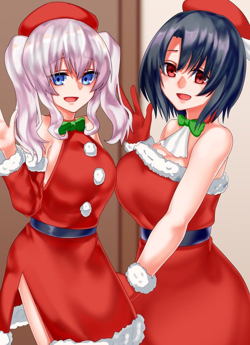 #艦これ 

鹿島&amp;高雄

サンタ服 