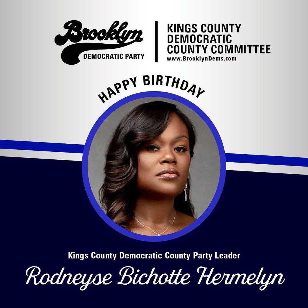 Happy birthday to our Party Chair <a href="/AMBichotte/">Rodneyse Bichotte Hermelyn</a>!🍰🎉'' 

<a href="/bkdems/">Kings County Democratic County Committee</a> wishes you a year of happiness, health and success! 

Here's to another trip around the sun as a groundbreaking leader