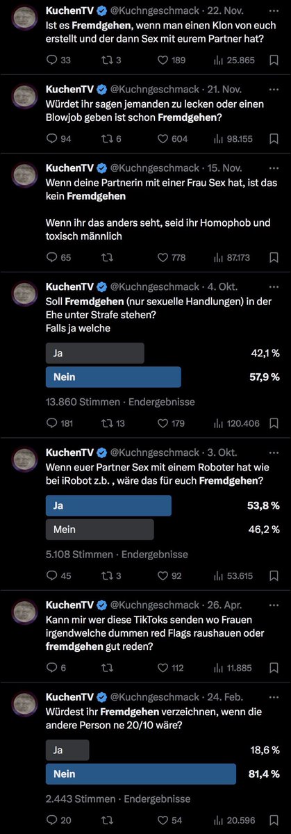 plexlp's tweet photo. Der Typ muss doch auf ernst einen Fremdgeh Fetisch haben anders kann ich mir das nicht erklären. Kuchen L Take https://t.co/uV69lIag0F