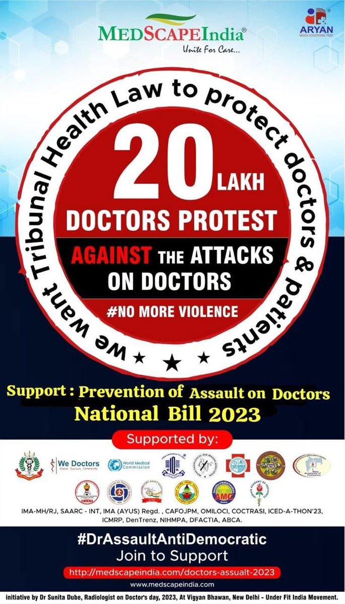 #ProtectDoctor #presidentofindia,#vicepresident,#primeminister,#ministryofhealth,#jointsecretary, @MedscapeIndia, @narendramodi, @PMOIndia,@AmitShah, @mansukhmandviya,@ombirlakota, @loksabhaspeaker, @arjunrammeghwal, @BKalitaAssam, @MoHFW_INDIA