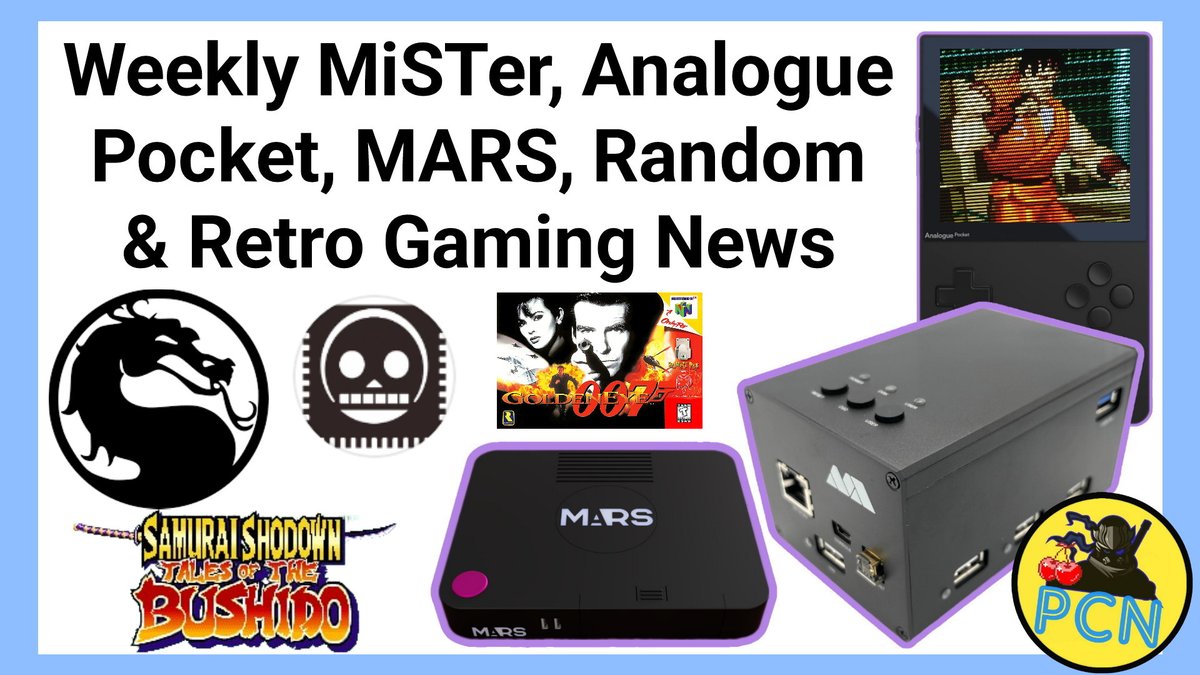 PixelCNinja's tweet photo. Weekly #MiSTerFPGA, #AnaloguePocket, #MARSFPGA, Random &amp; #RetroGaming news video is out

👇👇👇👇👇👇👇👇👇👇👇
https://t.co/x0kt0P8b4r

#PocketFPGA #FPGA #FPGAming #RetroArch #MAME #Emulation #GamingNews #News #SamShoRPG #MortalKombat https://t.co/haLlxDogVL