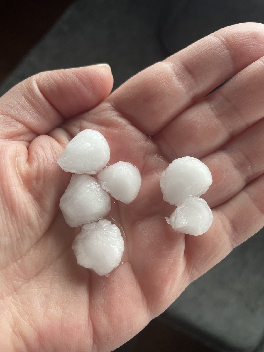 How’s this for hailstones!!! Yikes!!! #Hailstones #falklandislands