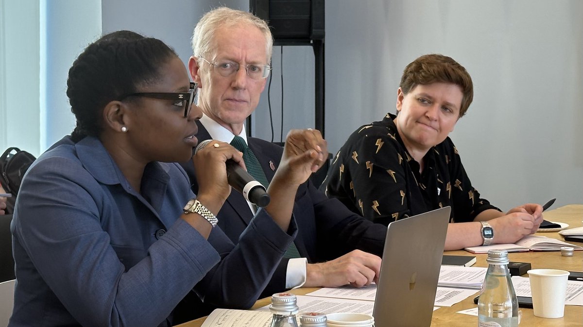 Policy adviser to the President of Zambia, Chipokota Mwanawasa, contributes to a roundtable hosted by ⁦@PrincesFound⁩ and ⁦@CommunityJameel⁩ ⁦@COP28_UAE⁩. The event identified data sharing as a meeting point between private and public sector stakeholders