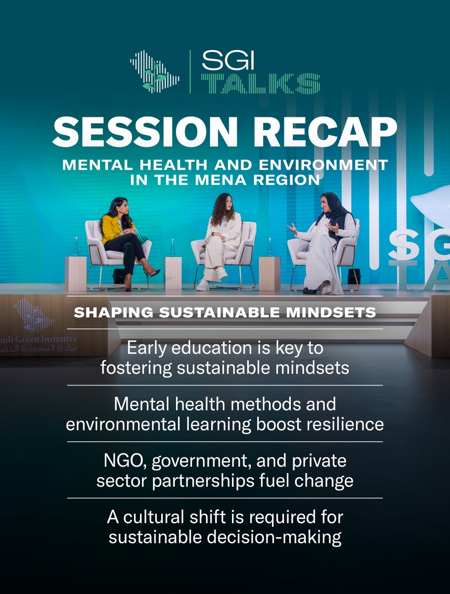 #SGI supports educational programs and awareness initiatives that shape sustainable mindsets and encourage the whole-of-society action. 

Munira AlHazani <a href="/munirabotanica/">Munira Al Hazani</a>, Founder &amp; President, Saudi Arabian Botanical Society, Saudi Arabia and Raghad Fathaddin <a href="/RFathaddin/">Raghad Fathaddin</a>, Founder