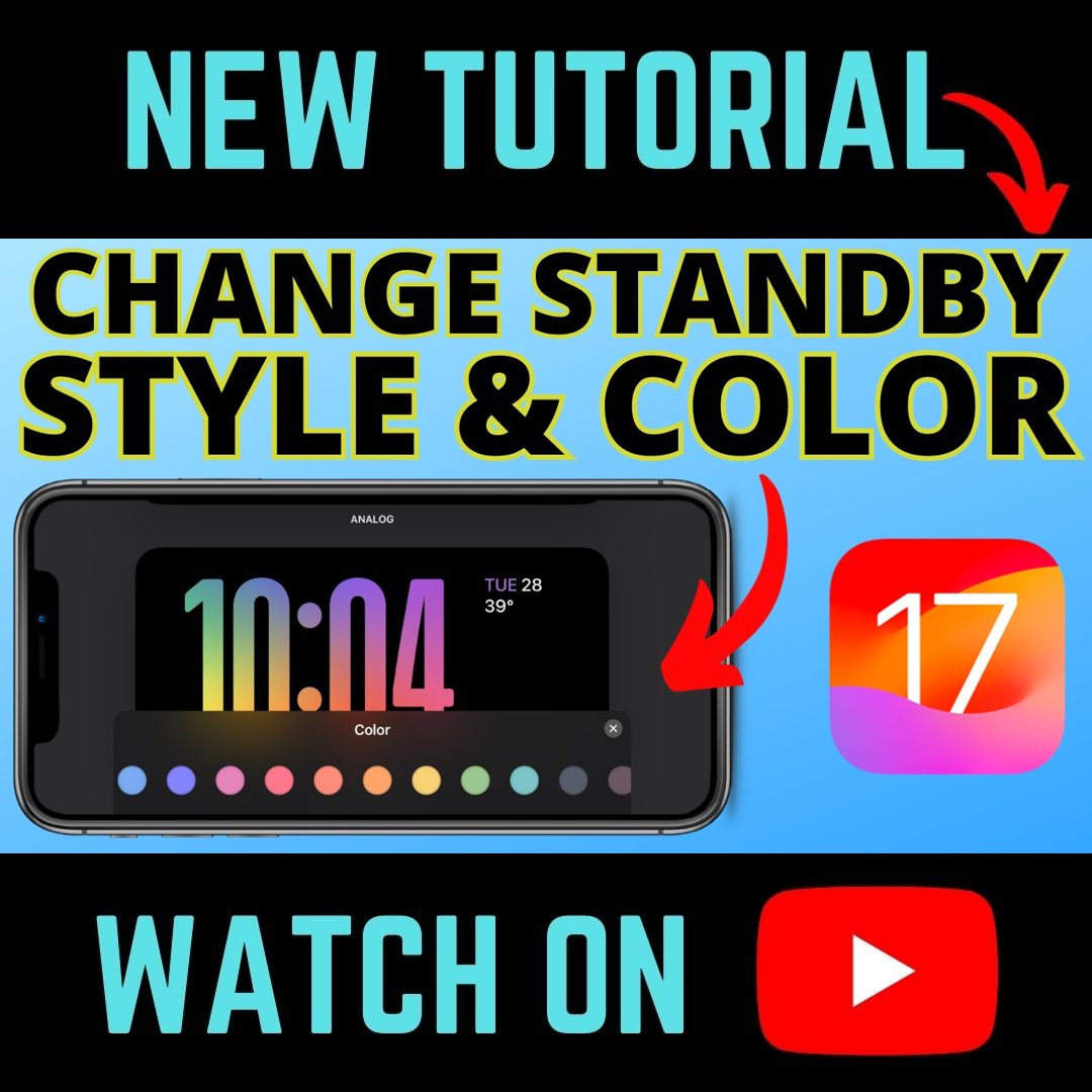 GaugingGadgets's tweet image. 👉youtu.be/7TRfX7haTnc How to Change Clock Style &amp;amp; Color in StandBy Mode on iPhone #iphone #iphonetricks #iphonetutorial