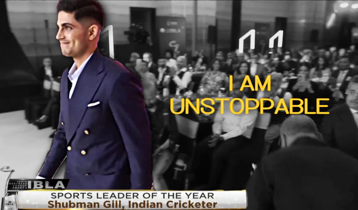 Amreen_Srkian's tweet image. Unstoppable Shubman Gill💟💟
Shubman Gill won the Sports Leader of the Year award 🔥🔥

#ShubmanGill 
 #IBLA2023