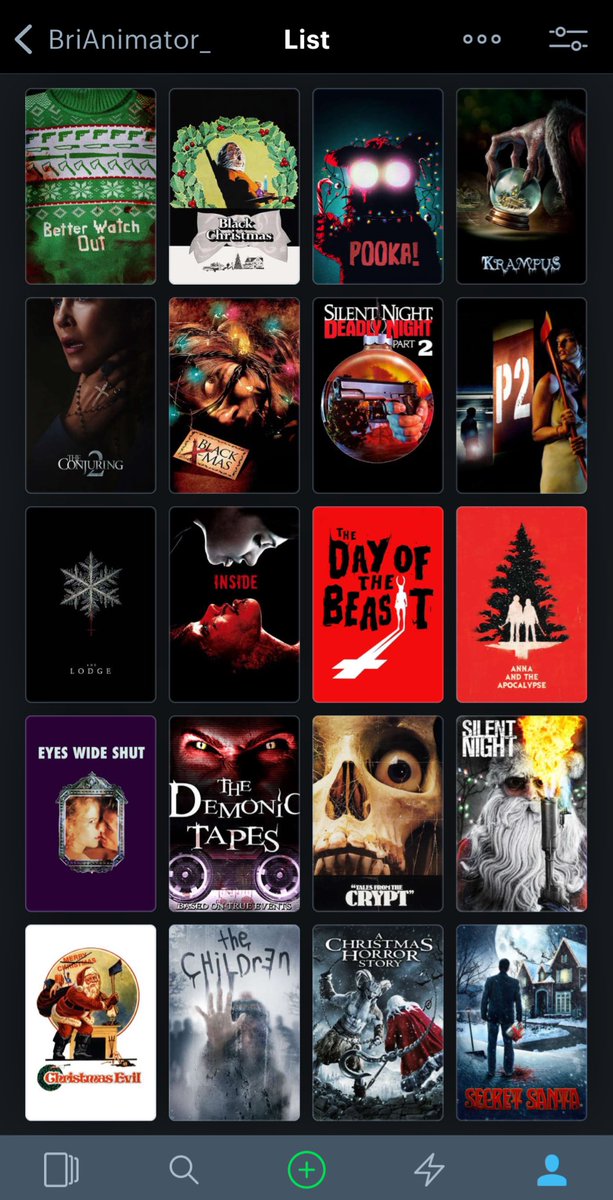 BriAnimator_'s tweet image. I have some! My Christmas horror list on @letterboxd: boxd.it/jePcC