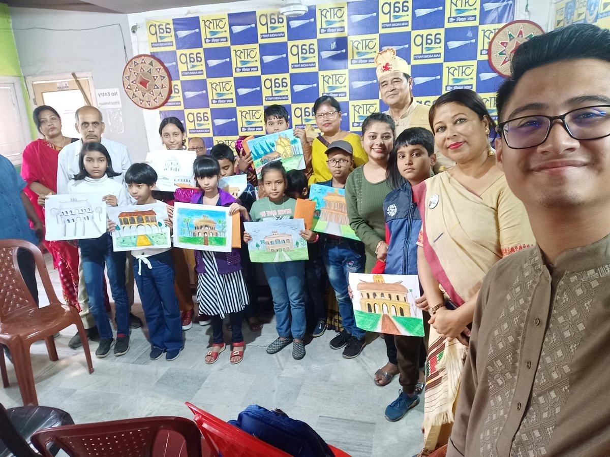 CYSS4Assam's tweet photo. On the Sukapha Diwas, @AAP4Assam conducted Drawing competition among young generations. Team of @cyssnational actively participated and volunteered it. CYSS State Publicity Joint Secretary @dhanabir_sharma paid his respect on the occasion. https://t.co/xJpfTN0jhn