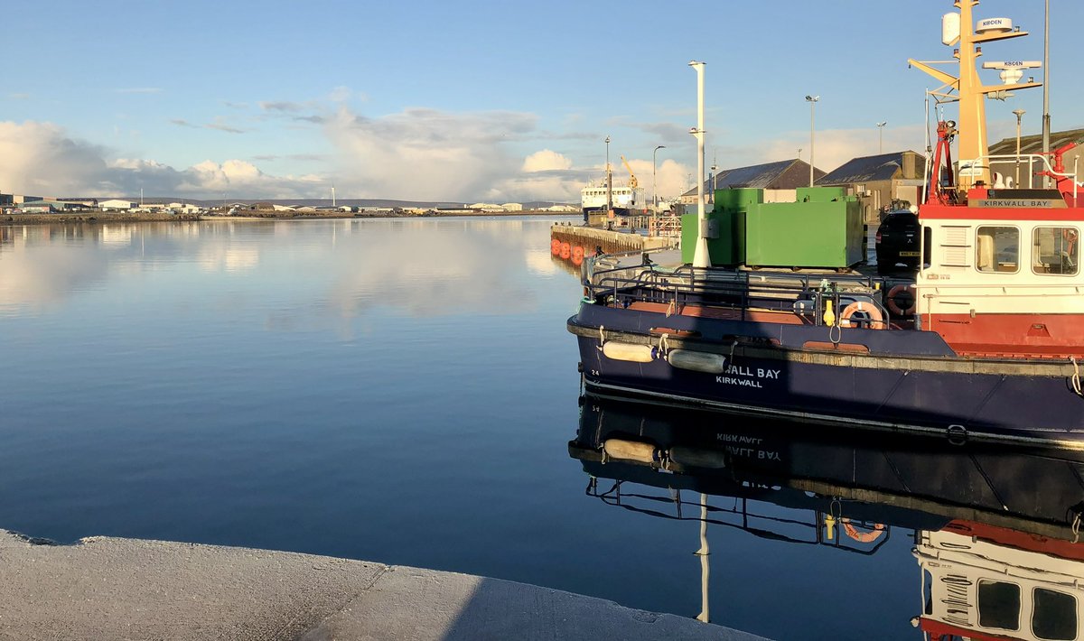 anna_lamont's tweet photo. Bright crisp and beautiful day out in Kirkwall today. After a full day meeting new colleagues at the hospital yesterday, today was a bit slower, with a lovely lunch with views South of the island. Looking forward to being back in January to start working with team #nhsOrkney https://t.co/1qKemDn2wj