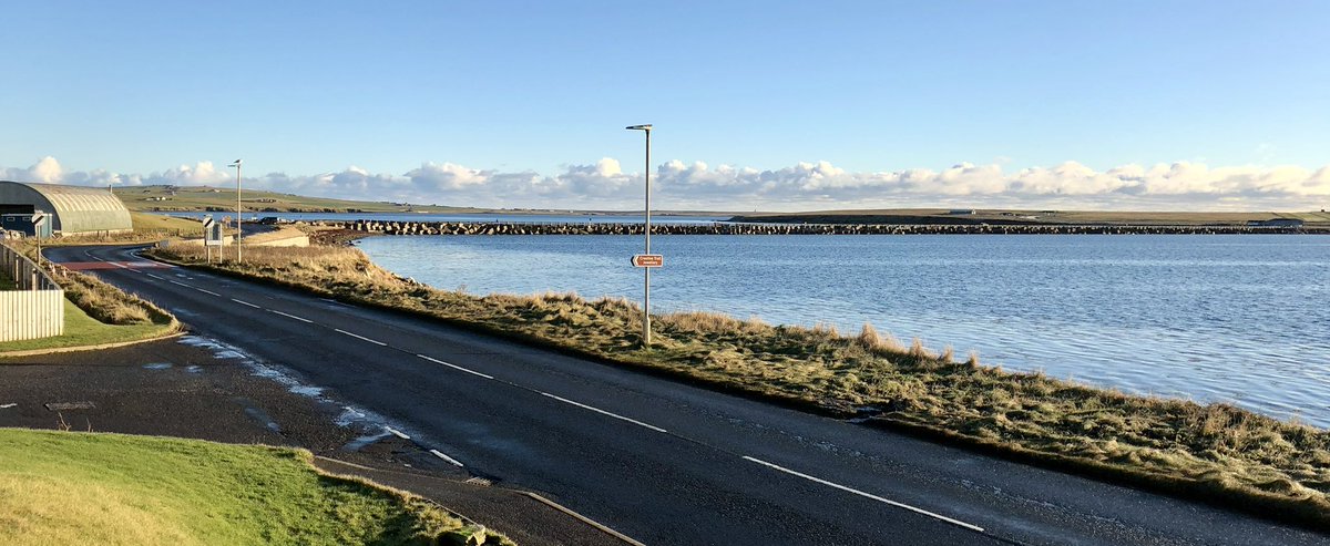 anna_lamont's tweet photo. Bright crisp and beautiful day out in Kirkwall today. After a full day meeting new colleagues at the hospital yesterday, today was a bit slower, with a lovely lunch with views South of the island. Looking forward to being back in January to start working with team #nhsOrkney https://t.co/1qKemDn2wj