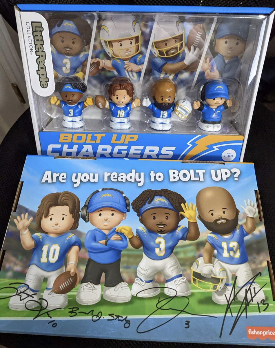 🎄🎄 12 DAYS OF CHRISTMAS 🎄🎄 🎄🎄🎄🎄 GIVEAWAY 🎄🎄🎄🎄 DAY 2: I have the Chargers Little Players. This will make for a great gift. Just RT this post to enter & I’ll pick a winner by the end of today. Hope everyone has a wonderful day. #BoltUp #HappyHolidays #SpreadKindness